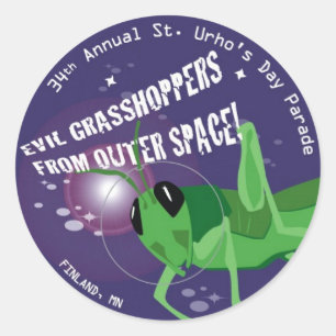 Sticker Rond Saint Urho 2009