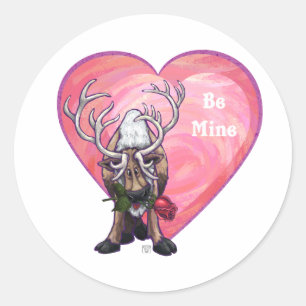 Sticker Rond Saint Valentin