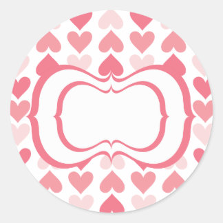 Sticker Rond Saint Valentin