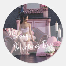 Saint Valentin Beauté en Lingerie sur le canapé
