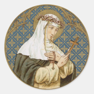 Sticker Rond Sainte-Catherine de Sienne (BK 19)