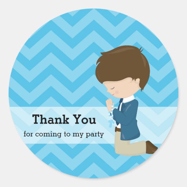 Sticker Rond Sainte Communion (Devant)