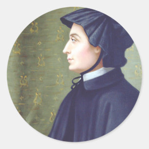 Sticker Rond Sainte Elizabeth Ann Seton