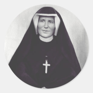 Sticker Rond Sainte Faustine Kowalska
