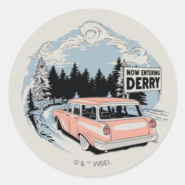 Sticker Rond Saisir maintenant Derry (Devant)