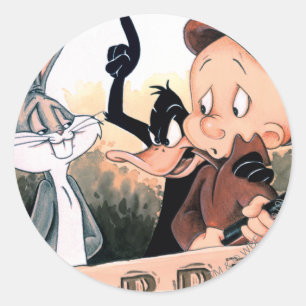 Sticker Rond SAISON DE lapin LOONEY TUNES™