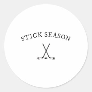 Sticker Rond Saison des bâtons Bâtons de hockey croisés Rondell