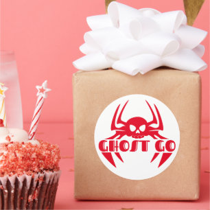 Sticker Rond Saison Éffrayante de Ghost Go