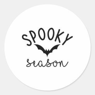 Sticker Rond Saison éffrayante mignonne Halloween Costume T Fal