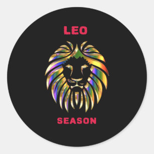 Sticker Rond Saison Leo
