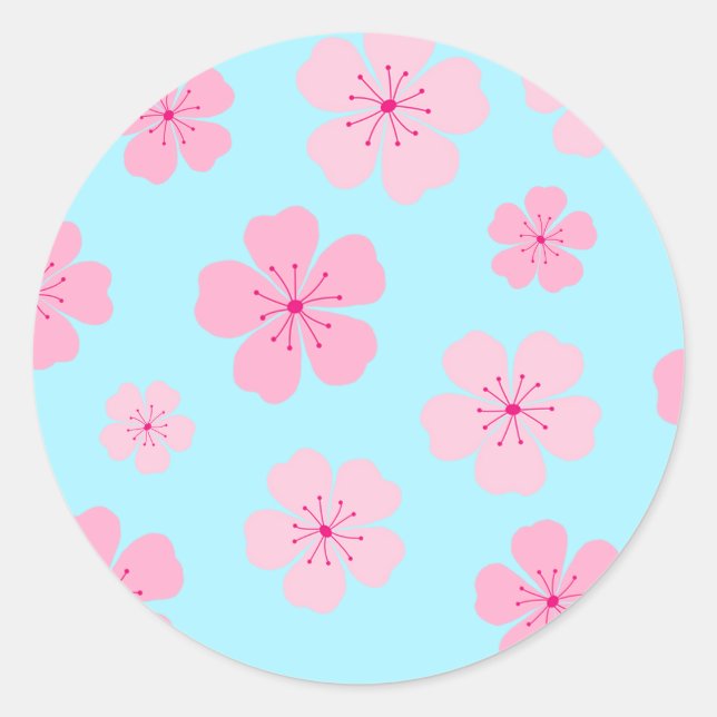 Sticker Rond Sakura (Devant)