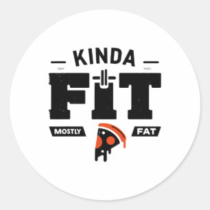 Sticker Rond Salle de sport Exercice Squat Musculation Powerlif