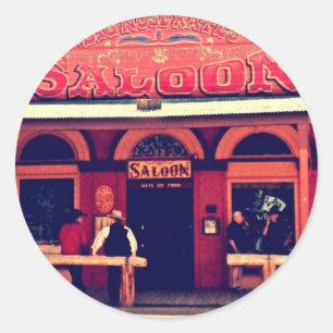 Sticker Rond Salon Big Nose Kate Tombstone Arizona