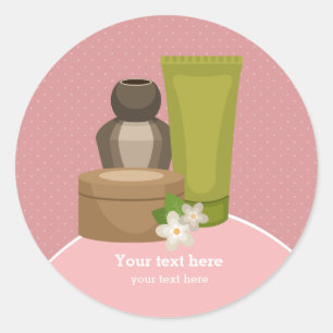 Sticker Rond Salon spa de beauté