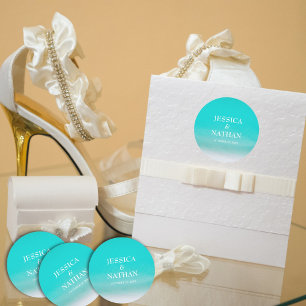 Sticker Rond Salty Kisses I Niagara I Sandy Beach Mariage