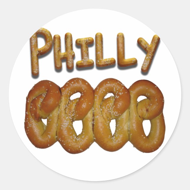Sticker Rond Salutations de Philly (Devant)