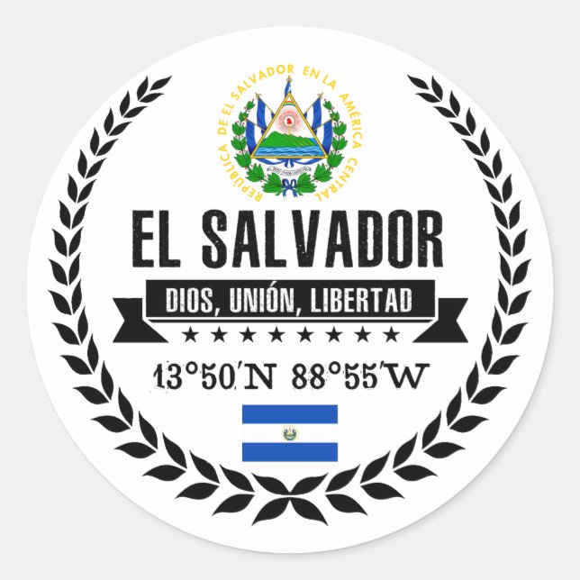 Sticker Rond Salvador (Devant)