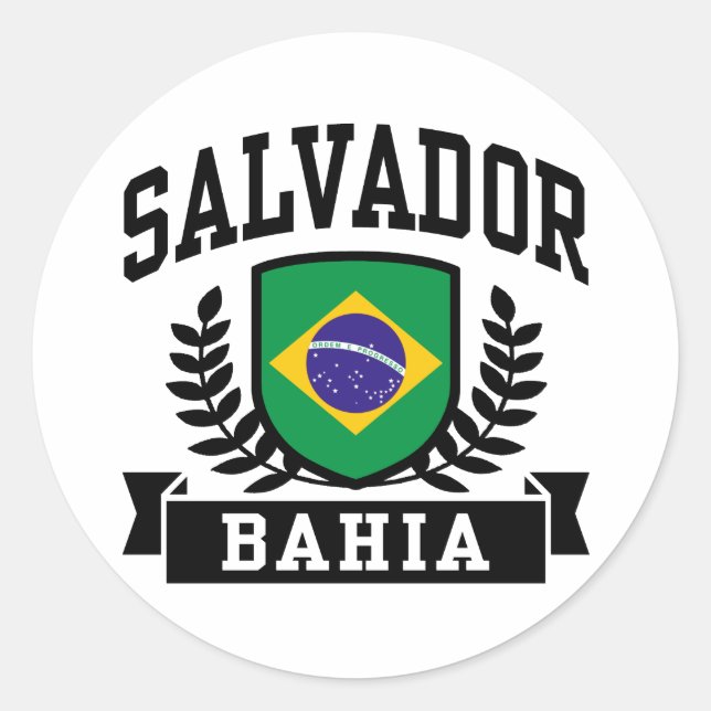 Sticker Rond Salvador Bahia (Devant)