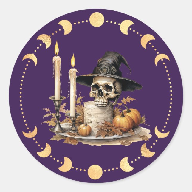 Sticker Rond Samhain 2 (Devant)