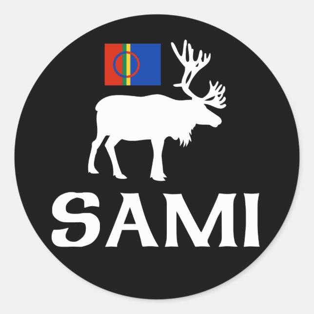 Sticker Rond Sami, le peuple de Huit Saisons (Devant)