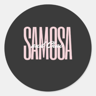 Sticker Rond samosa et chai T-shirt