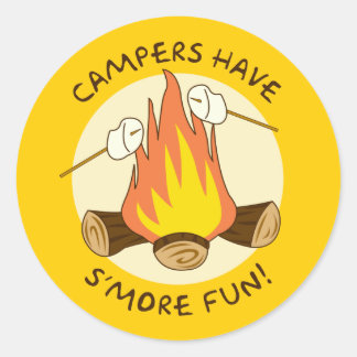 Sticker Rond S'amuser davantage