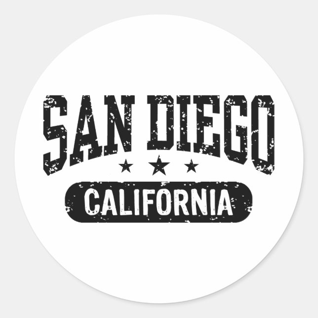Sticker Rond San Diego (Devant)