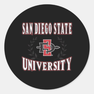 Sticker Rond San Diego State Aztecs Laurels