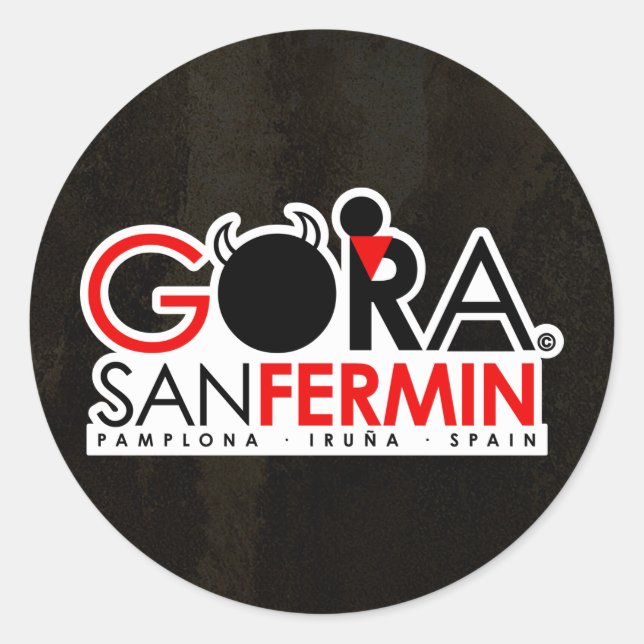 STICKER ROND SAN FERMIN SPECIAL EDITION (Devant)
