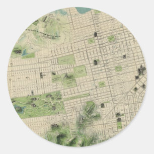 Sticker Rond San Francisco