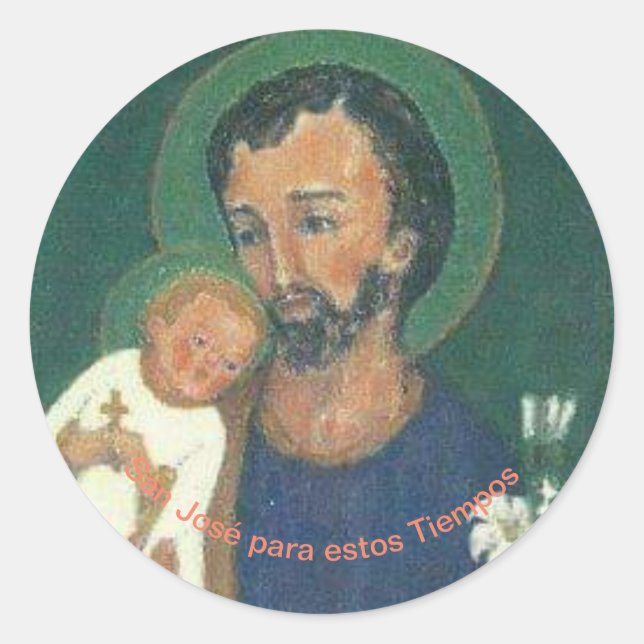 Sticker Rond San José para estos Tiempos (Devant)