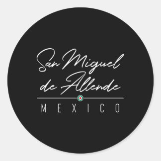 Sticker Rond San Miguel De Allende Pour