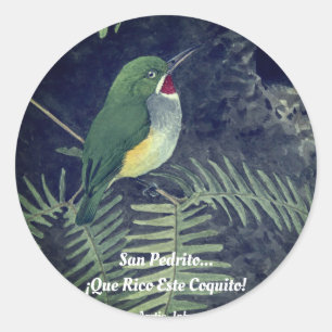Sticker Rond San Pedrito... ¡Que Rico Este Coquito !