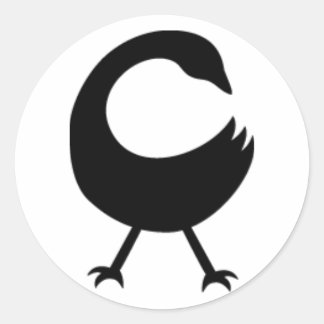 Sticker rond Sankofa