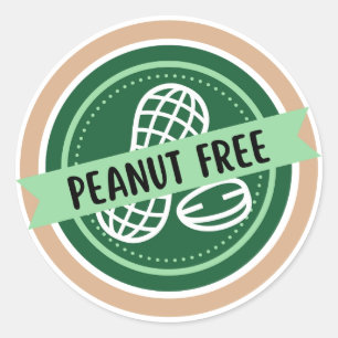 Sticker Rond Sans arachides