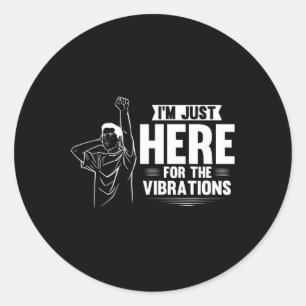 Sticker Rond Sans Audience - Sourd - Incapable D'Entendre - Sou