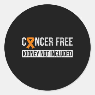 Sticker Rond Sans cancer Non Inclus Sensibilisation au cancer d
