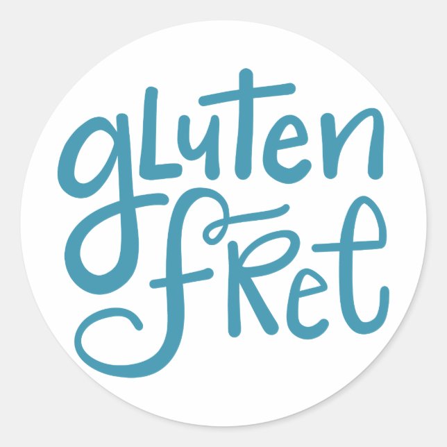 Sticker Rond Sans gluten (Devant)