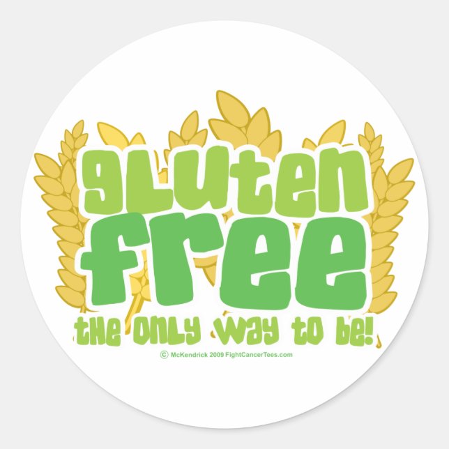 Sticker Rond Sans gluten (Devant)