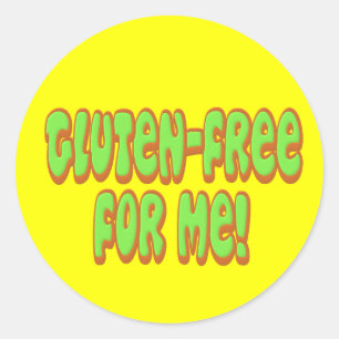 Sticker Rond Sans gluten pour moi
