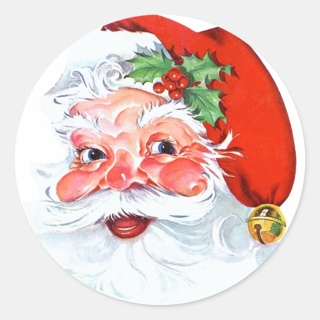 Sticker Rond Santa Claus (Devant)