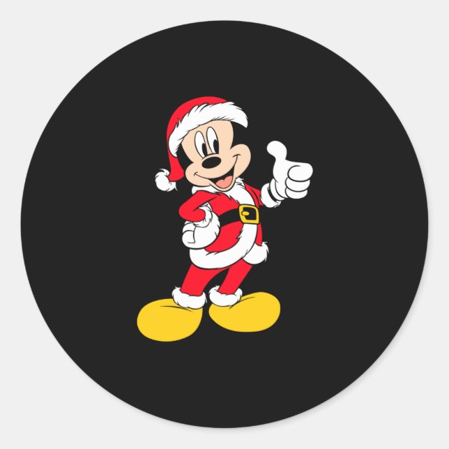 Sticker Rond Santa Claus Outfit  (Devant)