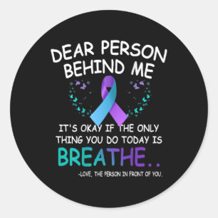 Sticker Rond Santé Mentale Et Prévention Du Suicide Par