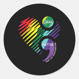 Sticker Rond Santé Mentale Vous Sensibilisation À La Santé Ment