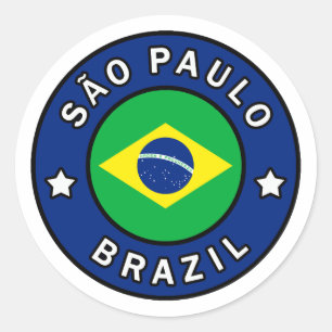 Sticker Rond São Paulo Brésil