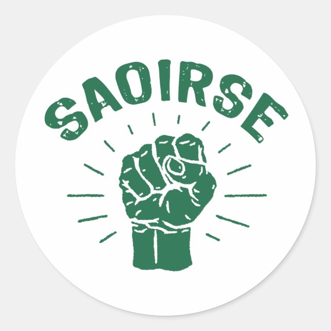 Sticker Rond Saoirse (Devant)
