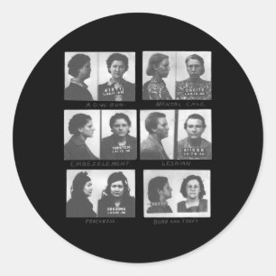 Sticker Rond Sapphique
