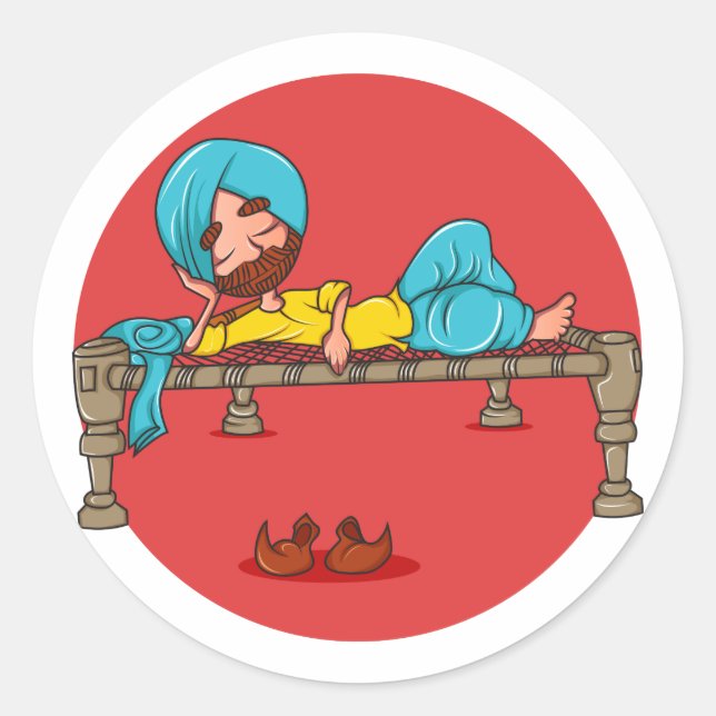 Sticker Rond Sardar Ji (Devant)
