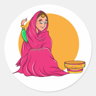 Sticker Rond Sardarni