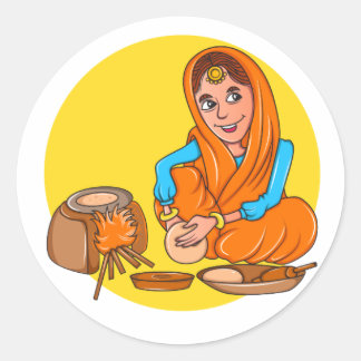 Sticker Rond Sardarni